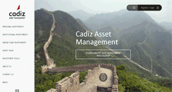 Desktop Screenshot of cadiz.co.za